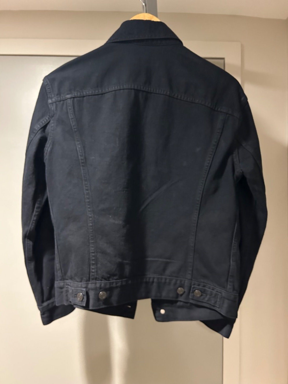 ABLE The Merly Black Denim Jacket - Picture 3 of 3